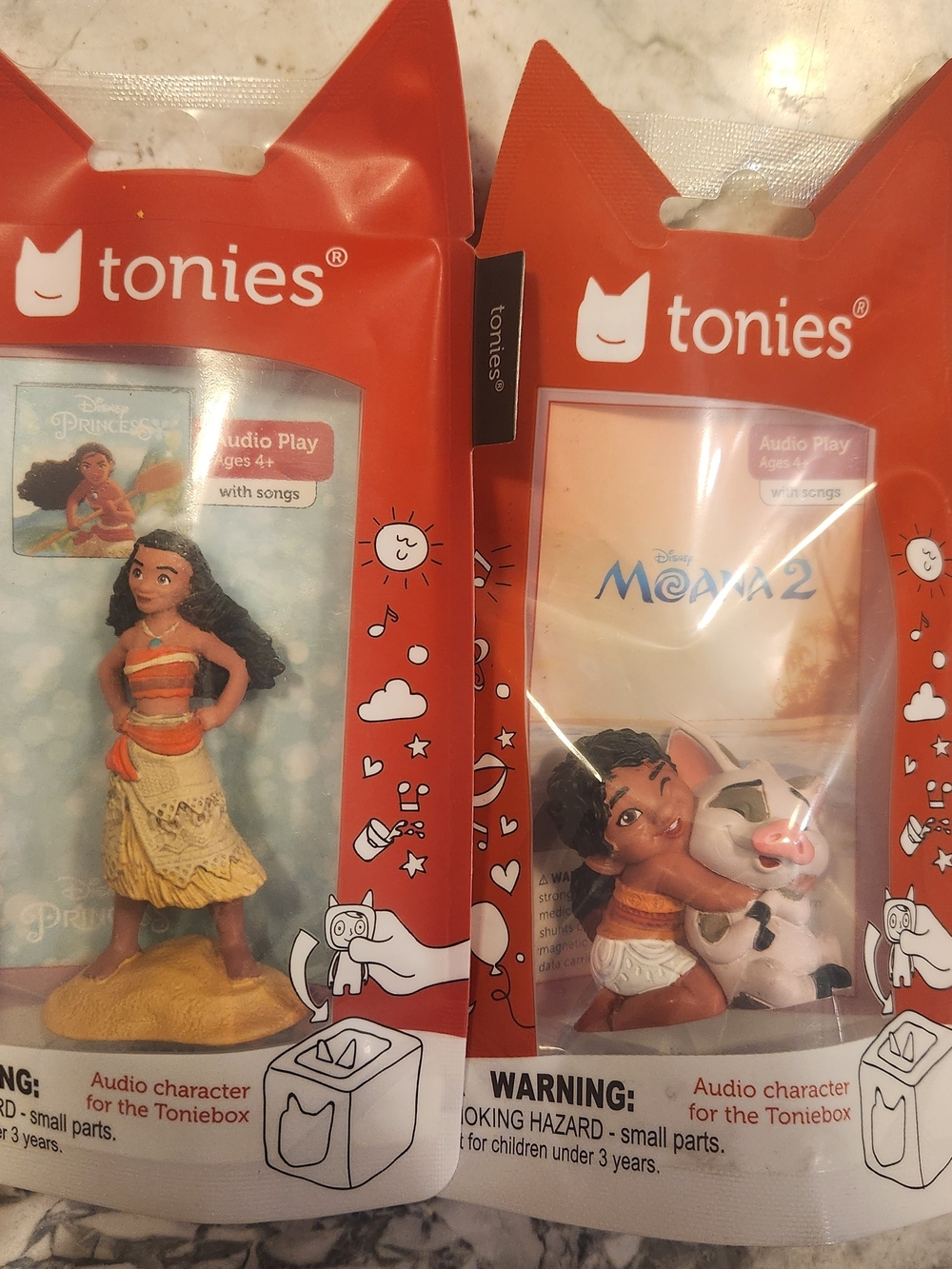 Tonies Moana Audio Character Toy - Set of 2 (Red Packaging)